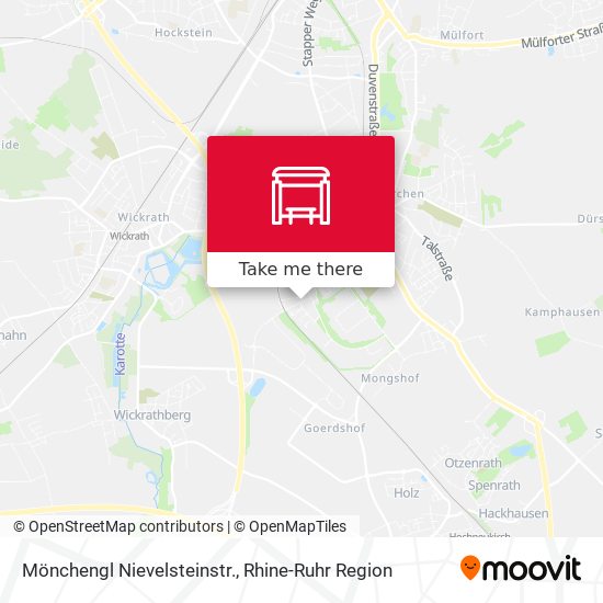 Mönchengl Nievelsteinstr. map