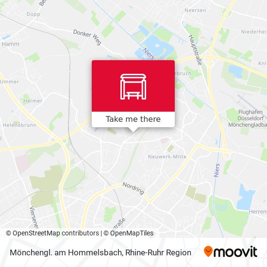 Карта Mönchengl. am Hommelsbach