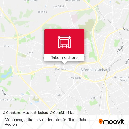 Mönchengladbach Nicodemstraße map