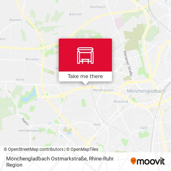 Mönchengladbach Ostmarkstraße map