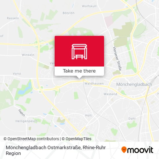 Mönchengladbach Ostmarkstraße map