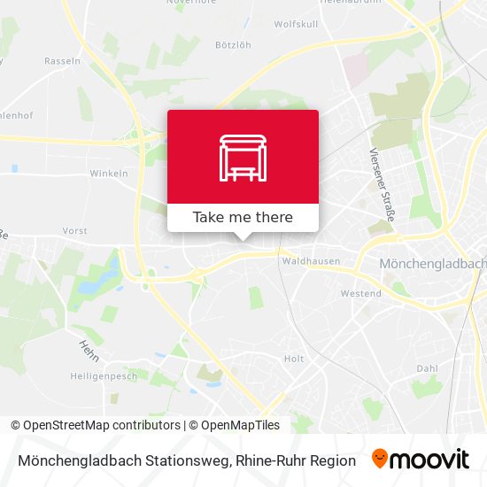 Mönchengladbach Stationsweg map
