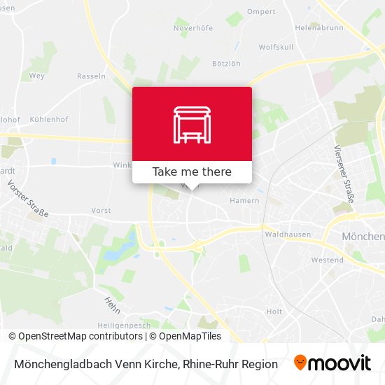 Mönchengladbach Venn Kirche map