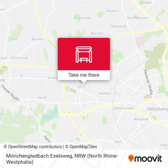 Mönchengladbach Eselsweg map