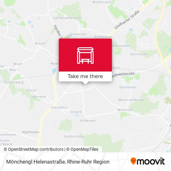 Карта Mönchengl Helenastraße