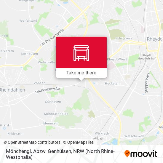 Mönchengl. Abzw. Genhülsen map