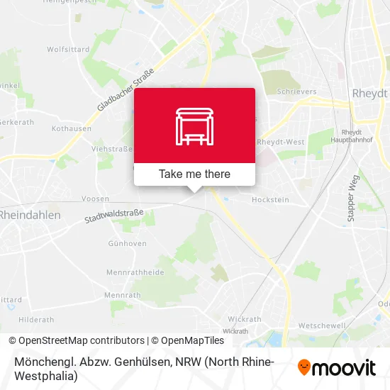 Карта Mönchengl. Abzw. Genhülsen