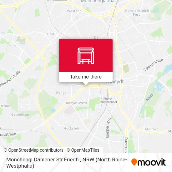 Карта Mönchengl Dahlener Str.Friedh.