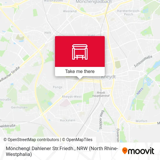 Карта Mönchengl Dahlener Str.Friedh.