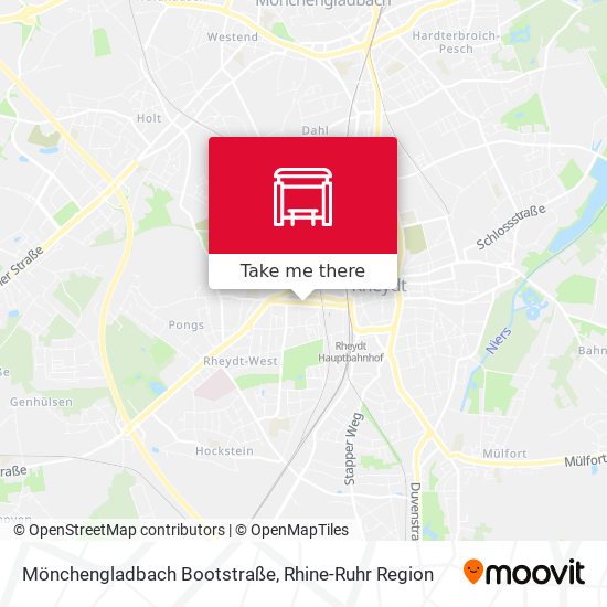 Карта Mönchengladbach Bootstraße