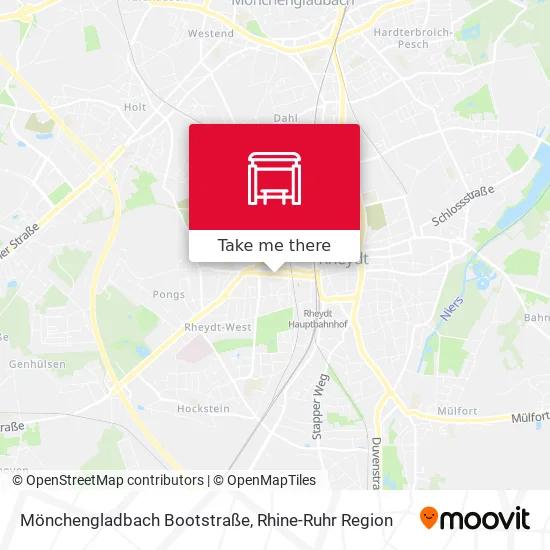 Карта Mönchengladbach Bootstraße