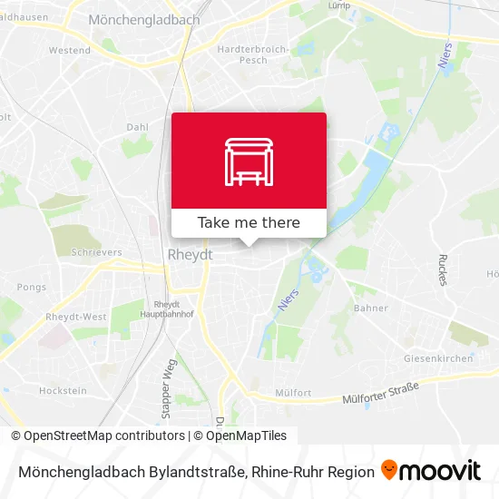 Карта Mönchengladbach Bylandtstraße