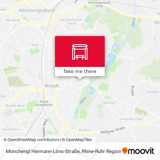 Карта Mönchengl Hermann-Löns-Straße