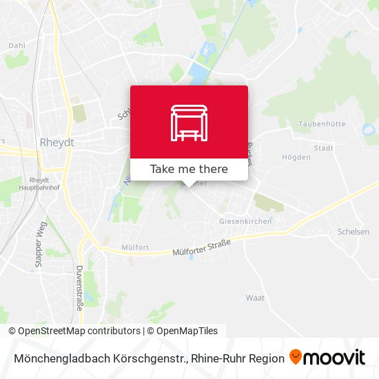 Карта Mönchengladbach Körschgenstr.