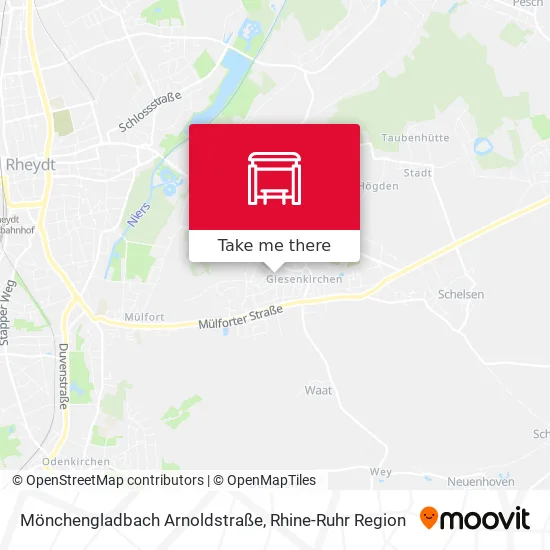 Карта Mönchengladbach Arnoldstraße