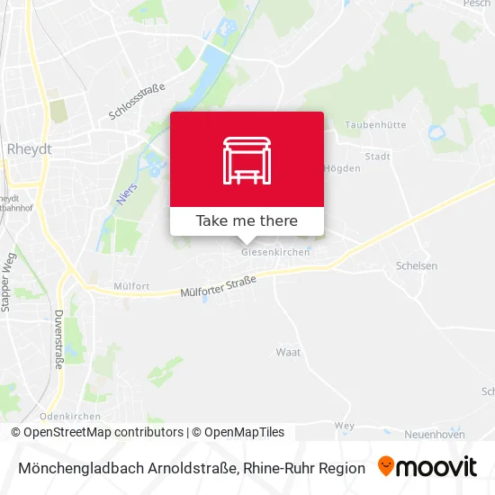 Карта Mönchengladbach Arnoldstraße