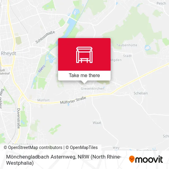 Карта Mönchengladbach Asternweg