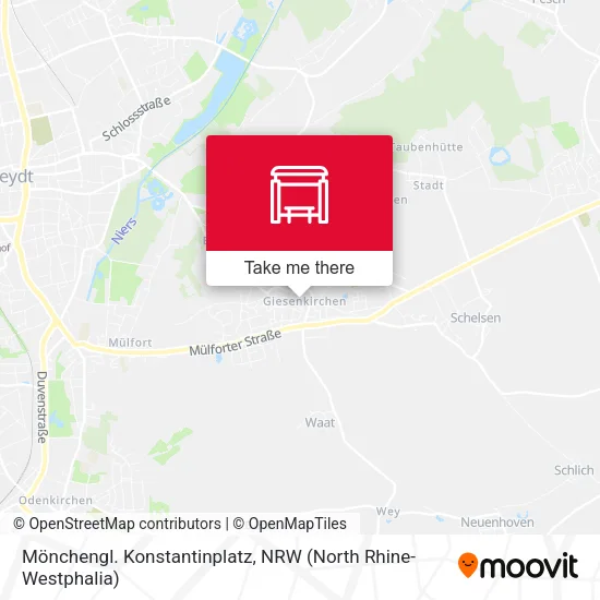 Карта Mönchengl. Konstantinplatz