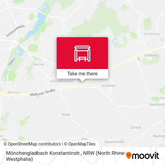 Карта Mönchengladbach Konstantinstr.