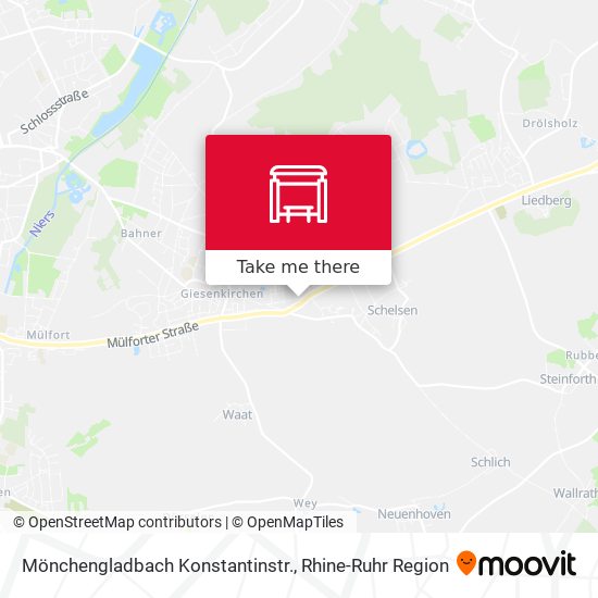 Mönchengladbach Konstantinstr. map