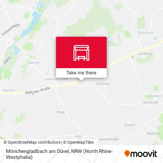Карта Mönchengladbach am Düvel