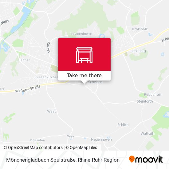 Mönchengladbach Spulstraße map
