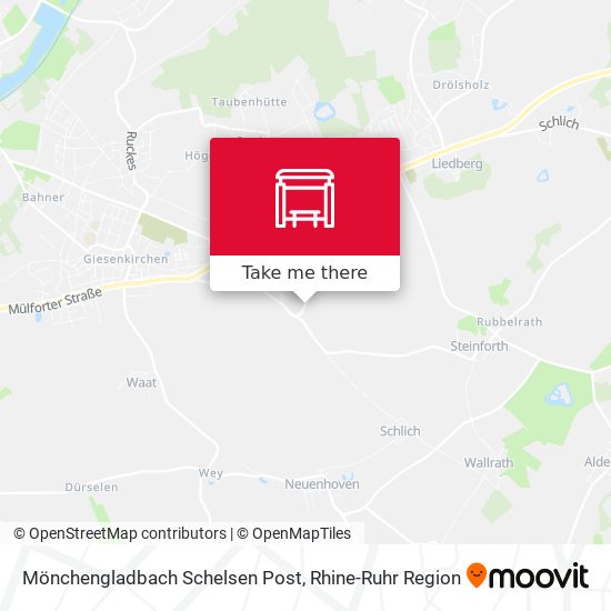 Mönchengladbach Schelsen Post map