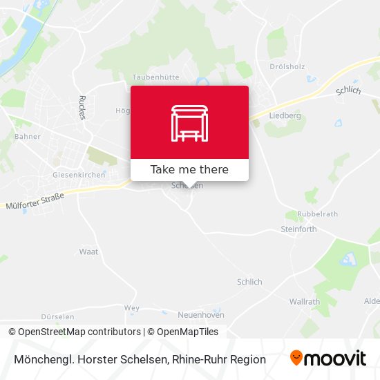 Карта Mönchengl. Horster Schelsen