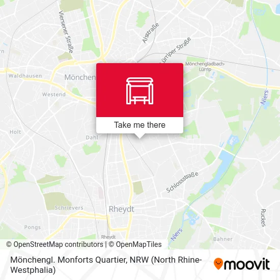 Карта Mönchengl. Monforts Quartier