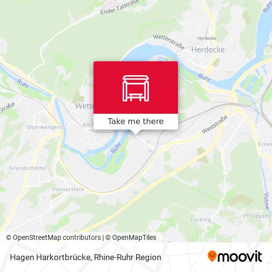 Hagen Harkortbrücke map