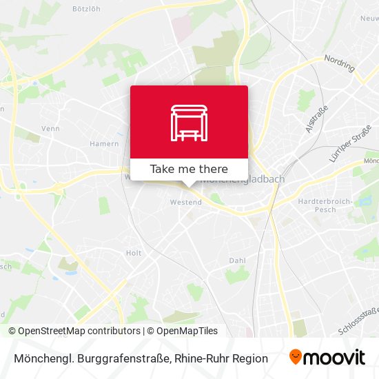 Mönchengl. Burggrafenstraße map