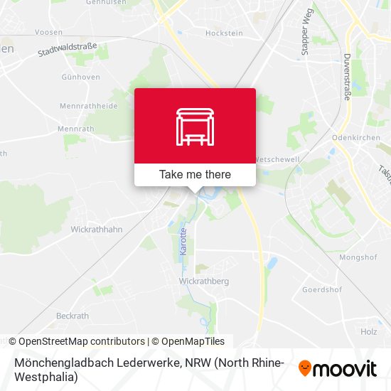 Mönchengladbach Lederwerke map