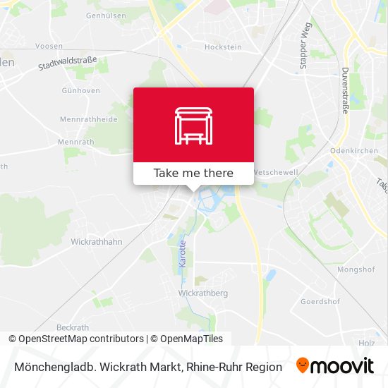 Mönchengladb. Wickrath Markt map