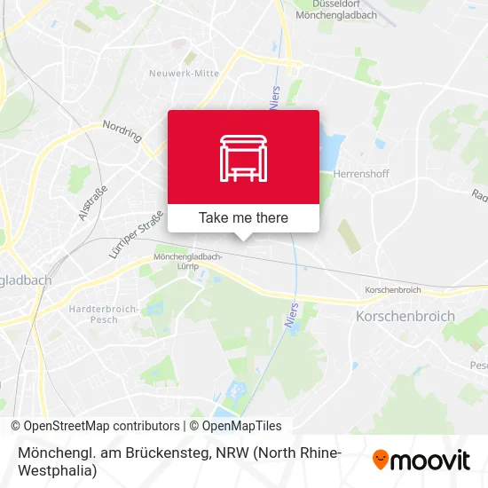 Карта Mönchengl. am Brückensteg