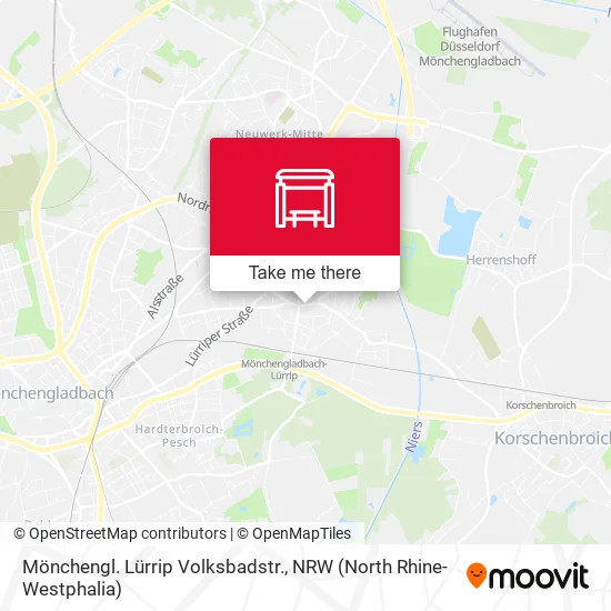 Карта Mönchengl. Lürrip Volksbadstr.