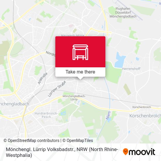 Карта Mönchengl. Lürrip Volksbadstr.