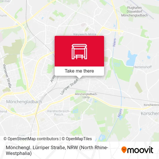 Карта Mönchengl. Lürriper Straße