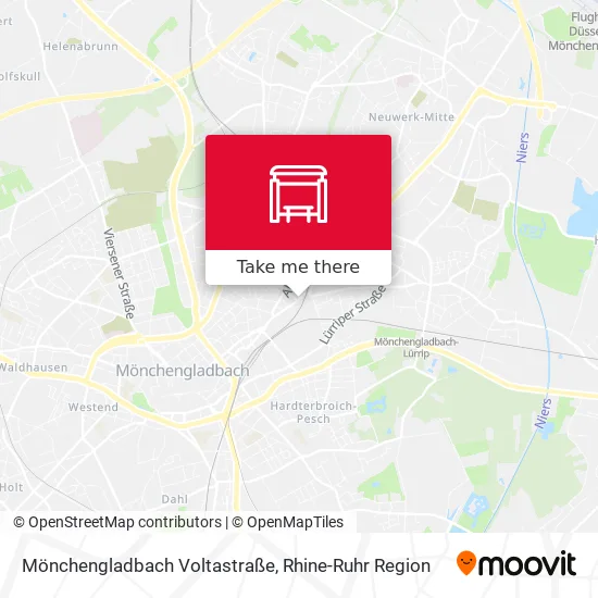 Карта Mönchengladbach Voltastraße