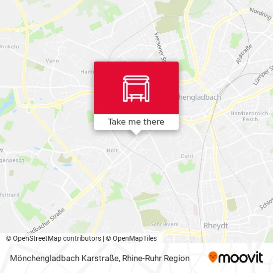 Карта Mönchengladbach Karstraße