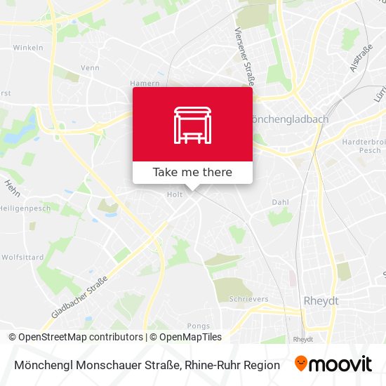Карта Mönchengl Monschauer Straße