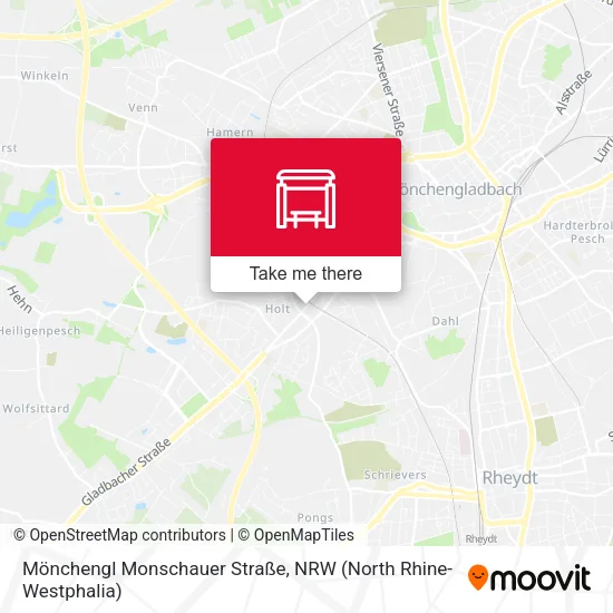 Карта Mönchengl Monschauer Straße