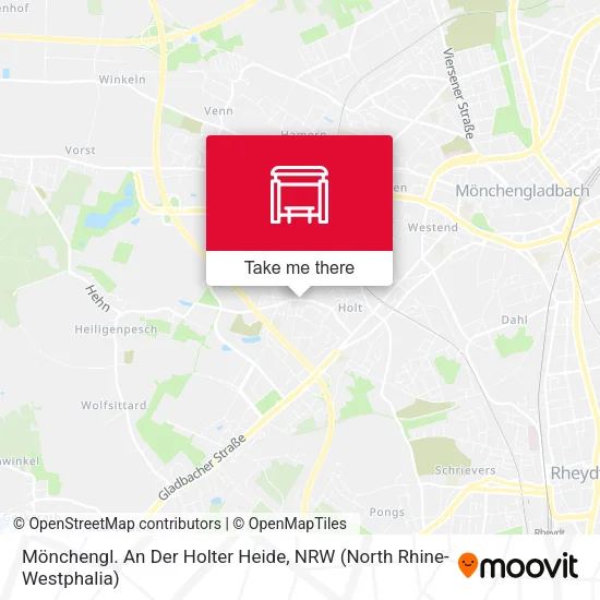 Карта Mönchengl. An Der Holter Heide