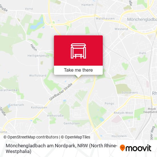 Mönchengladbach am Nordpark map