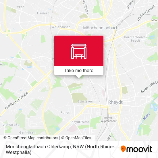 Карта Mönchengladbach Ohlerkamp