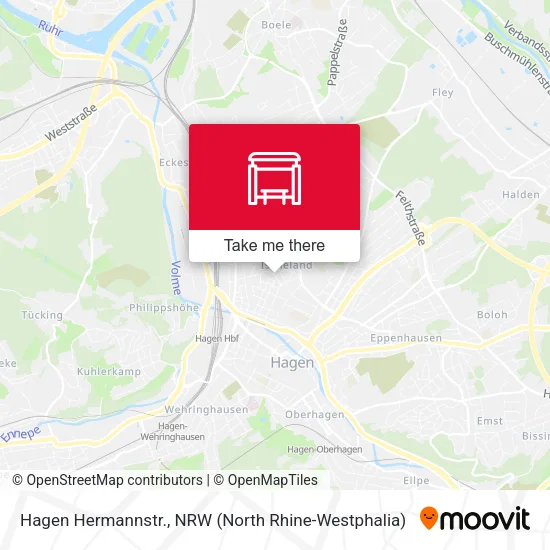 Карта Hagen Hermannstr.