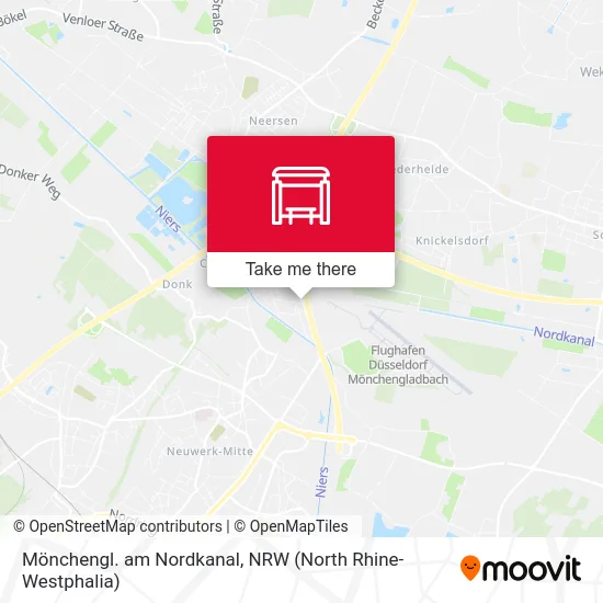 Карта Mönchengl. am Nordkanal