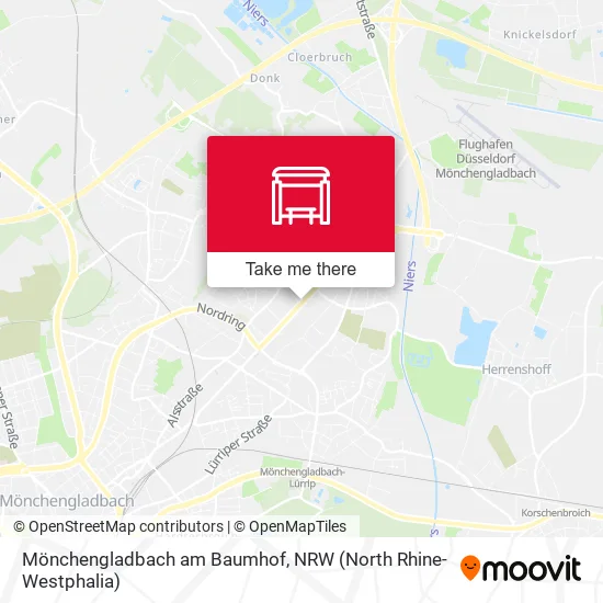 Карта Mönchengladbach am Baumhof