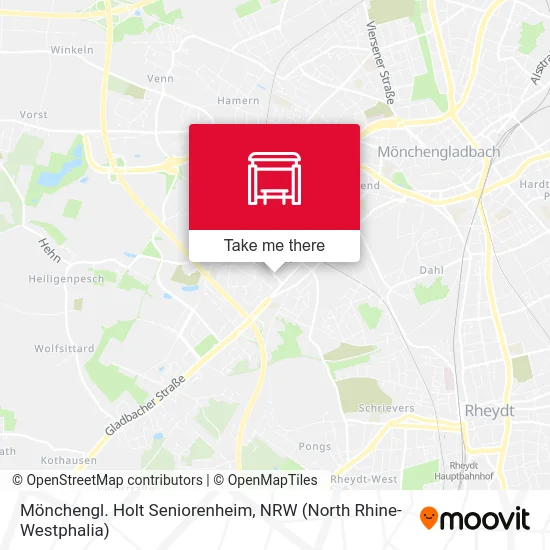 Карта Mönchengl. Holt Seniorenheim