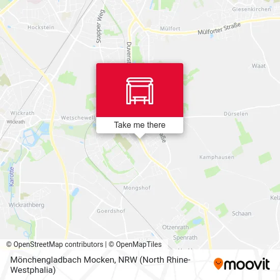 Карта Mönchengladbach Mocken