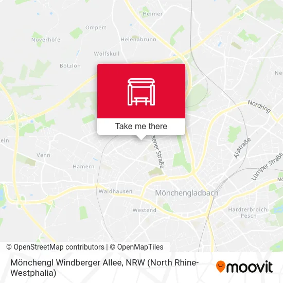 Карта Mönchengl Windberger Allee